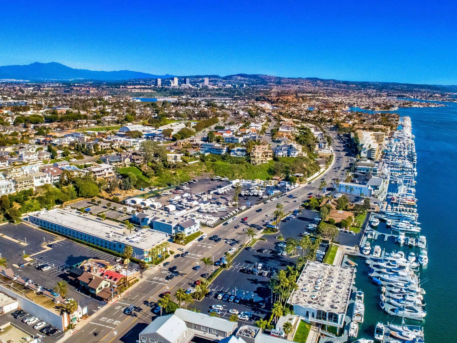 Holiday Inn aerial view of surroundings